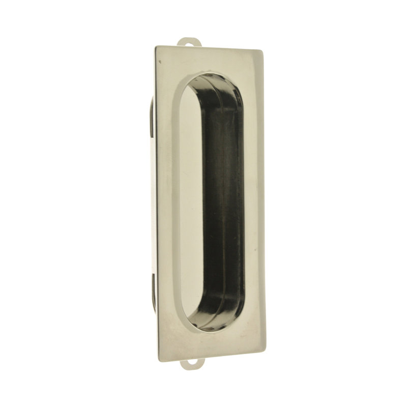 Solid Brass Rectangular Latch/Catch/Bolt, Bright Nickel