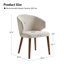 Chaise d'appoint à oreilles rembourrée avec pieds en bois massif Kanalu -105324213-98582709