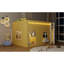 Lit mezzanine pour enfant pleine grandeur avec guirlande lumineuse DEL jaune primevère-130120368-130120367