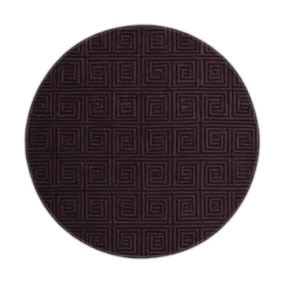 Trellis Black Indoor and Outdoor Area Rug