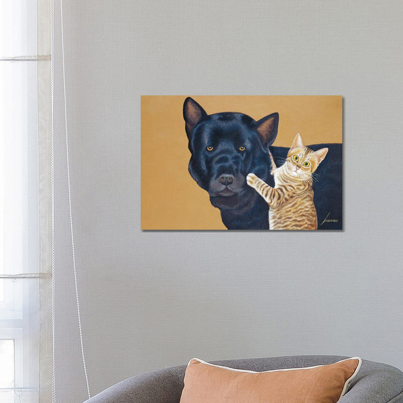 Cody And Caby Price by Lowell Herrero - Wrapped Canvas Painting, 66.04 cm H x 45.72 cm W x 3.175 cm D