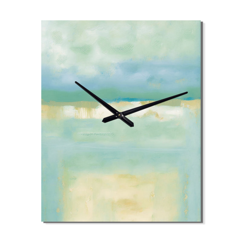 Jaydalin - Horloge murale abstraite à encre liquide, Très petit