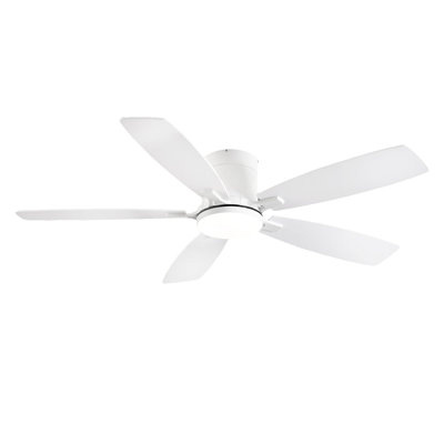 52 inch Low Profile Ceiling Fan with Light and Remote Control