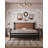 Rattan Nightstand,Modern Farmhouse Bedside Table With Storage Drawer And Shelf