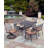 Lular 6 - Person Metal Patio Dining Set with Oval Table-16543723