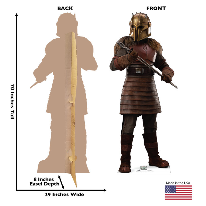 Life-Size Cardboard Cutout of The Armorer from The Book of Boba Fett