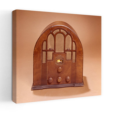 1920S 1930S Old Time Cathedral Style Radio Classic Gothic Retro Wall Art