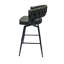 2 pièces, tabouret de bar tissé brun clair, pivotant sur 360 °, base robuste, tabouret de comptoir rembourré avec repose-pieds pour îlot de cuisine et 2 tabourets de 28 po, cuir technique. Brun clair, pivotant. Base en métal stable-733161850