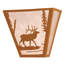 1 - Light Flush Mounted Sconce