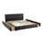Queen Size Upholstered Bed ,Comfortable Upholstered Bed Frame, Chenille Fabric, With Headboard And  Bed Frame. With Drawer For Storage.-Dark Gray-850164536-850164538