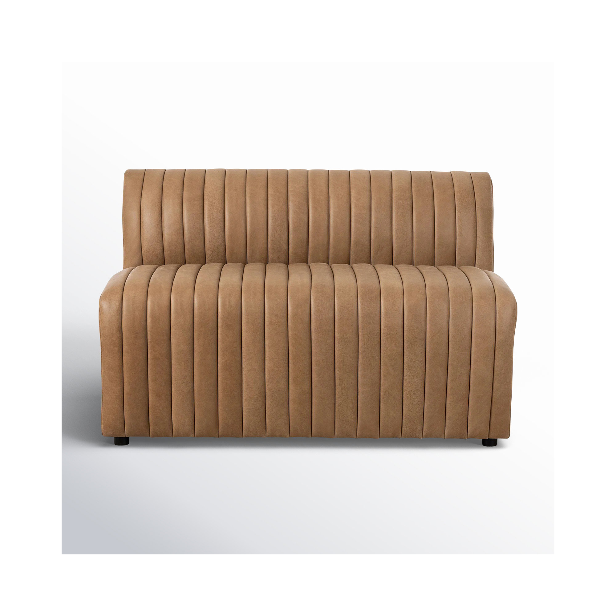 Brandt Bench, 31.5" H x 49" W x 28" D, Palermo Drift Genuine Leather