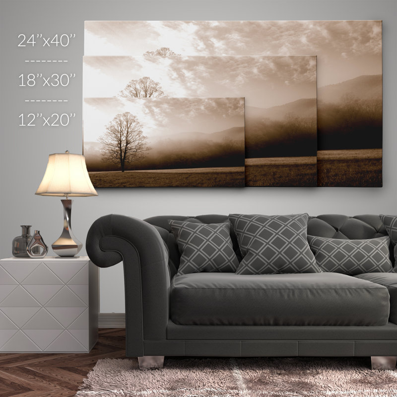 Photographie sur toile tendue, H 20 po x l 40 po x P 1,5 po