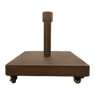 Base de parasol sur roulettes 55 lb