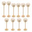 Ensemble de porte-bougie 10 pièces en métal et verre-398777520-398777482