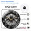 Horloge murale horloge murale en verre