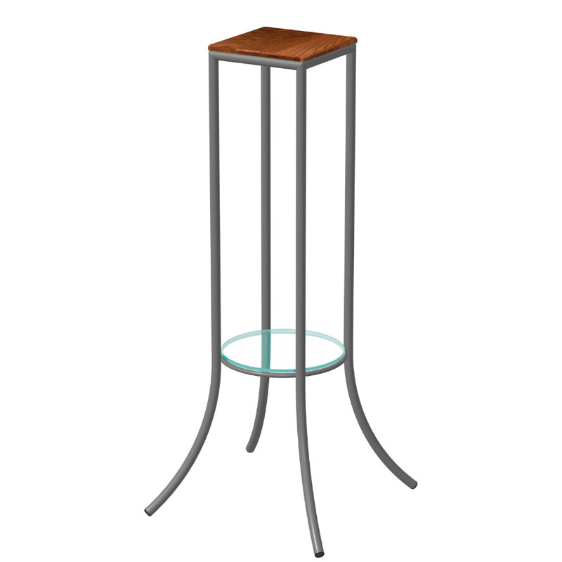 Table de bout Holmestrand, Noyer, Argent