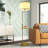 Jassan 65.74'' Gold Task Floor Lamp Set
