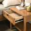 Table de chevet avec tiroir Vichy