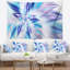 Tapisserie abstraite bleu clair-28497256