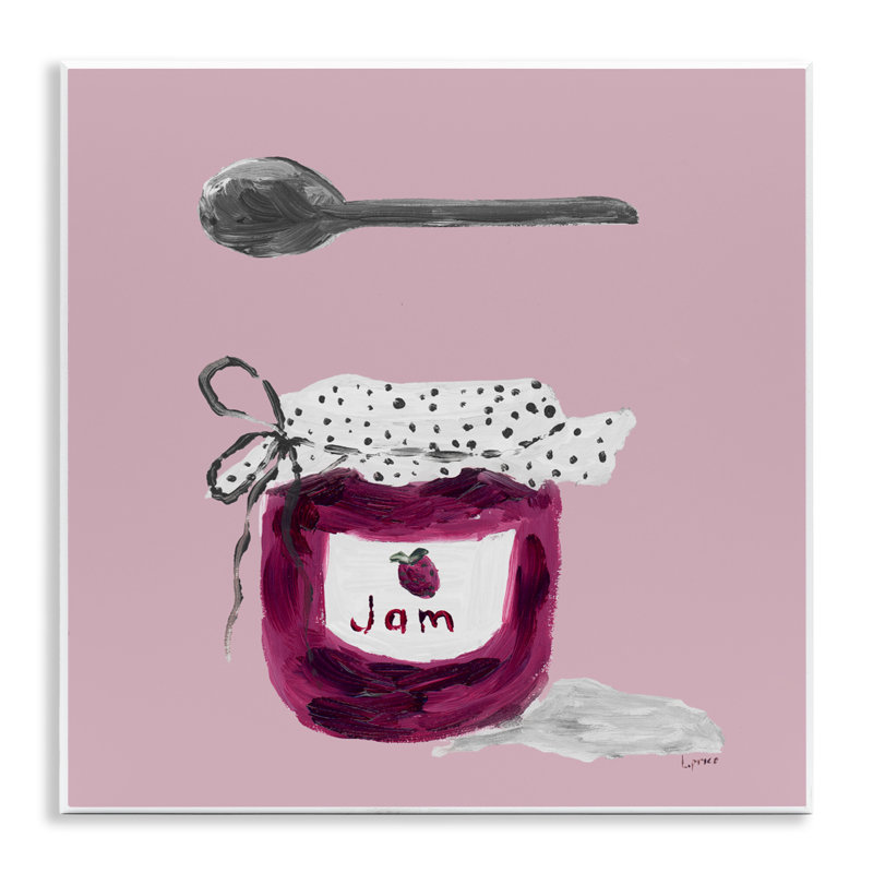 Plaque murale Jam Jar over Blush, design par Lucille Price
