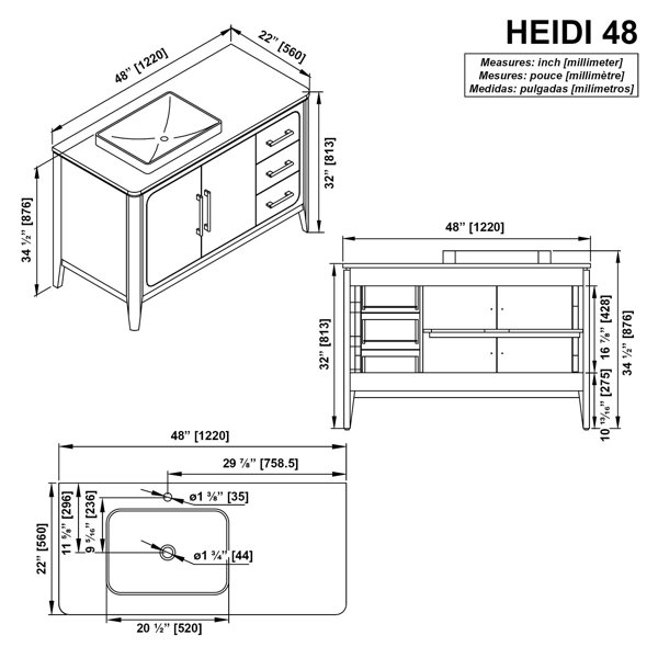 Dimensions du produit