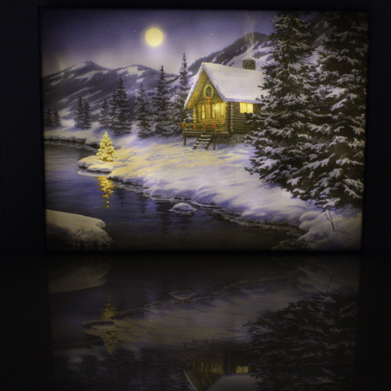Art mural entièrement illuminé à DEL 18 x 24