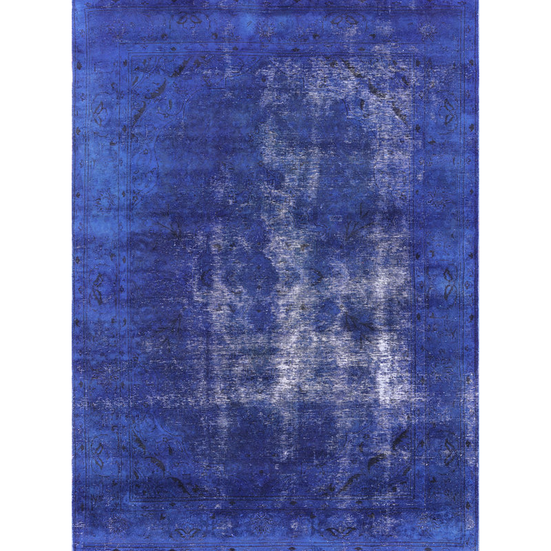 Tapis bleu foncé Rogofsky, Rond 3 pi