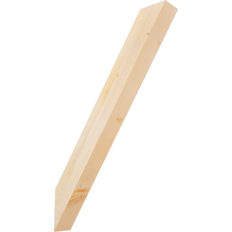 Attelle de genou traditionnelle, Douglas (sciage brut), H 36 po x l 4 po x P 24 po