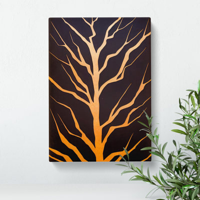 Silhouette Of A Tree No.1 - Wrapped Canvas