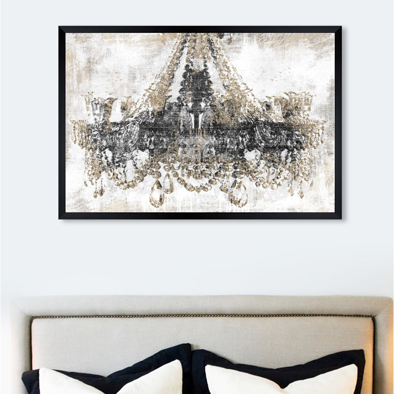 «Damilola Luxury Night Diamonds», impression, H 26 po x l 38 po, Cadre photo