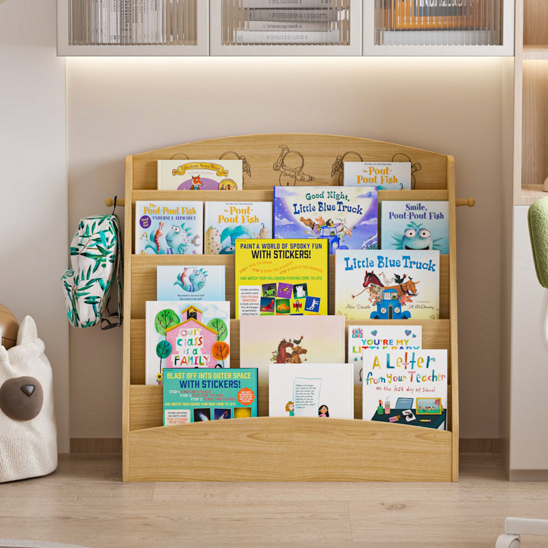 75cm H x 80cm W Bookcase, Natural