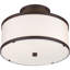 Plafonnier semi-encastré en tissu Enda-88400140-88400141-88400144