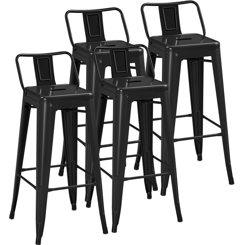Stockard Metal Bar Stools, Bar Stool (30” Seat Height)