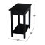 Table de bout en bois massif avec rangement Sunbury-779571140