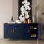Armoire de rangement moderne à 4 portes en bois laqué Modern