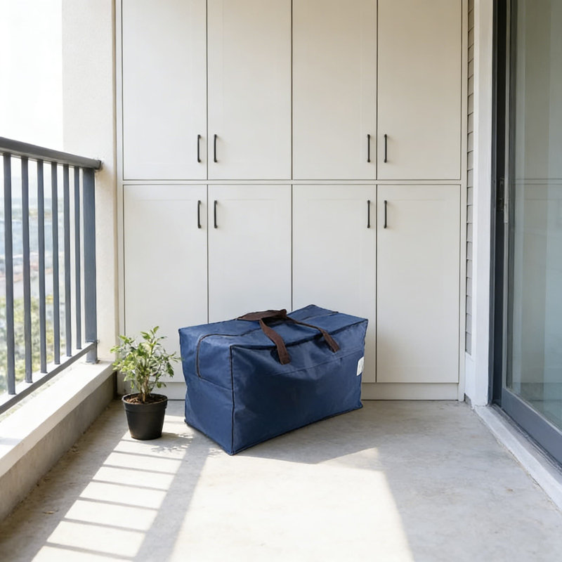 Large Heavy-Duty Storage Bags With Handles, Water-Resistant & Dust-Proof Organizer For Clothes, Bedding, Travel, And Moving, 100L Capacity (Pack Of 2)