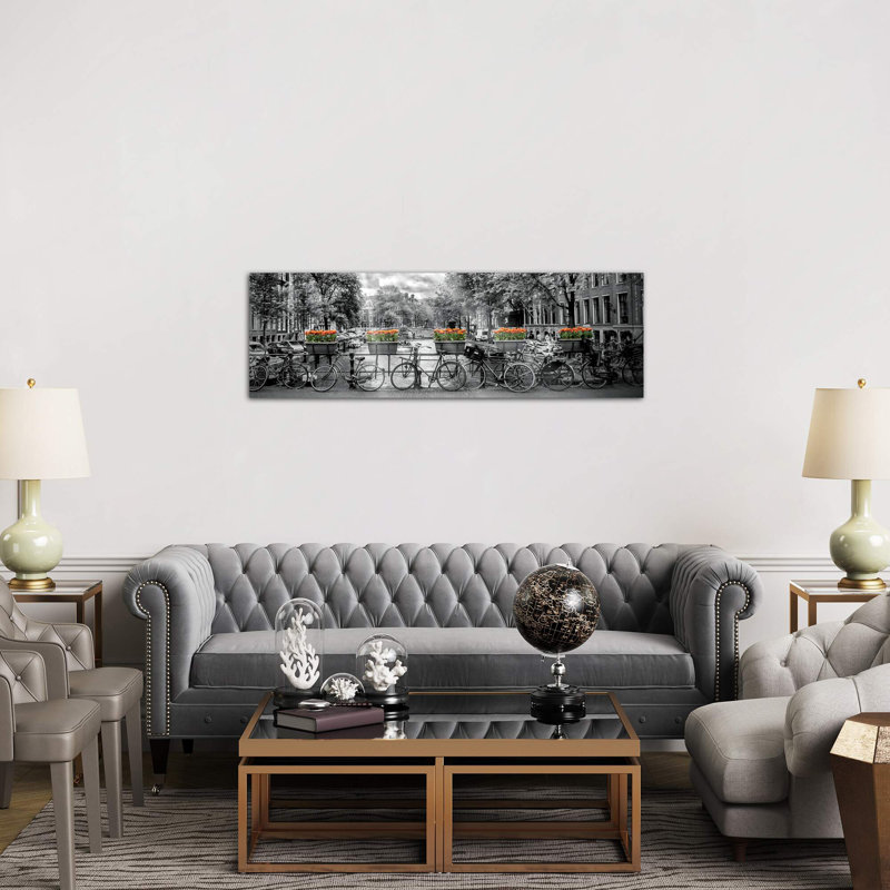 Amsterdam Gentlemen's Canal by Melanie Viola - Wrapped Canvas Panoramic Print, 182.88 cm H x 60.96 cm W