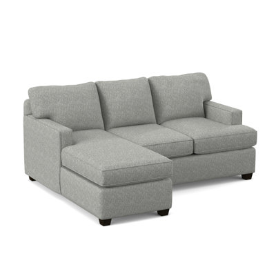 80.5" Wide Reversible Modular Sofa & Chaise with Ottoman