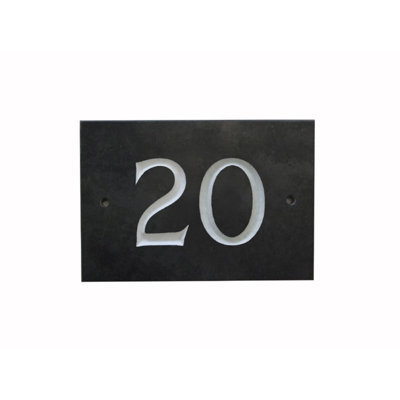 Odacia 10cm H Stone House Number
