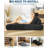 Folding Sofa Bed with Pillow, Convertible Sleeper Chair & Mattress, Machine Washable Floor Lounger-54255125