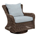 Sag Harbor Swivel Rocking Chair with Cushions 