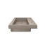 Trough Concrete Handmade Rectangular Drop-in Bathroom Sink-37742373-39128487