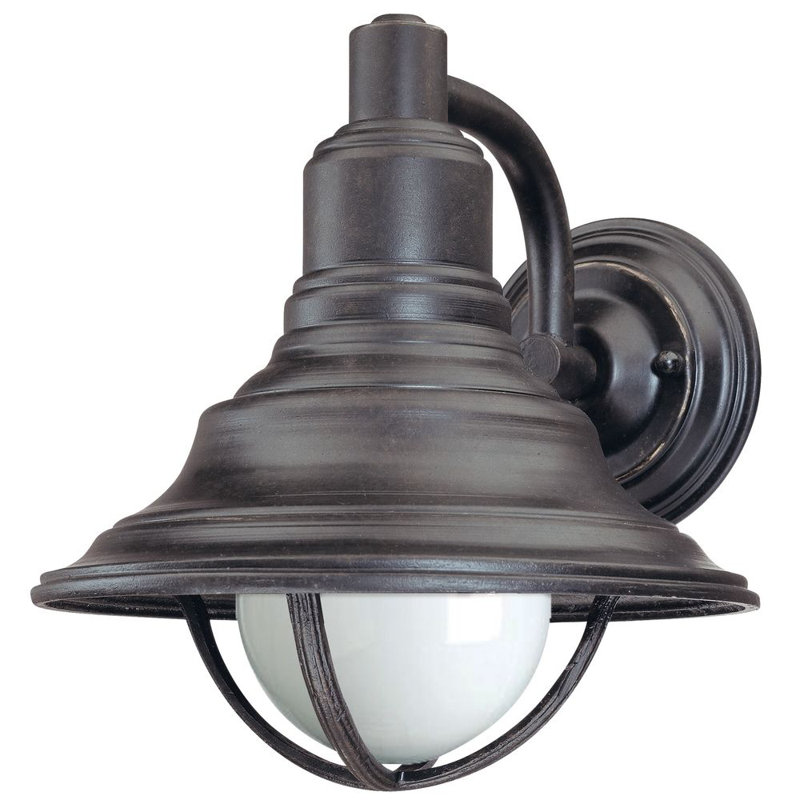 Luminaire de grange d’extérieur 1 lumières Geller, 10,25 po x 9,25 po