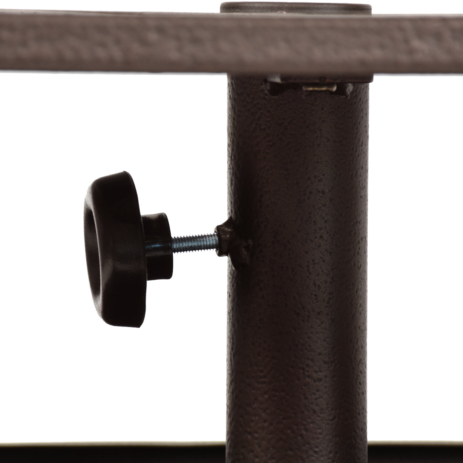 Tiana Umbrella Base Side Table, Bronze