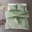 Ensemble d'édredon en velours avec coussin décoratif-122524993-122524996
