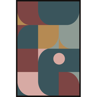 Round Here by Marmont Hill - Floater Frame Painting on Canvas