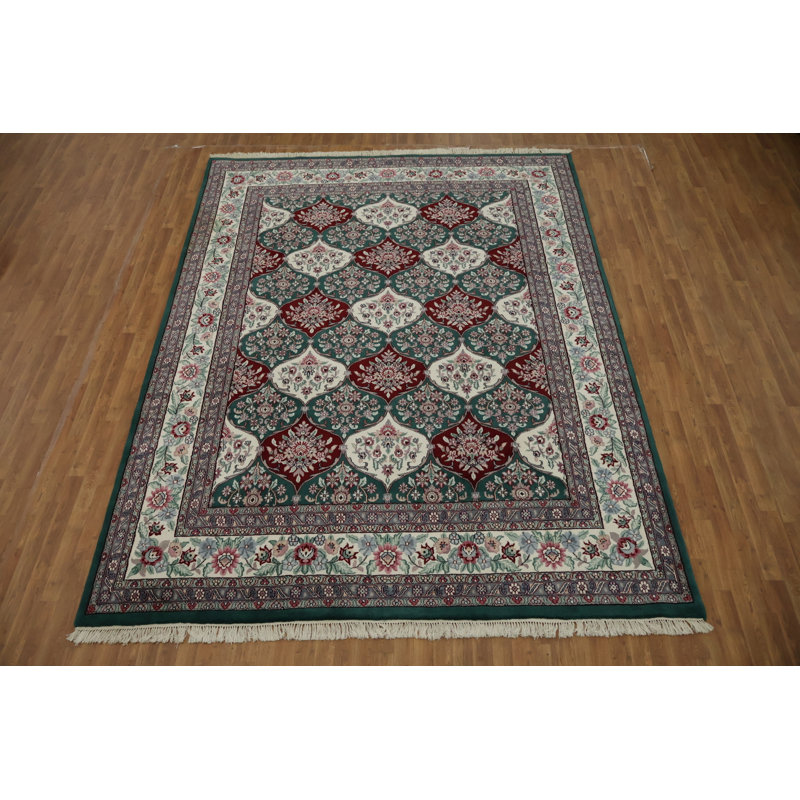 Tapis oriental multicolore exquis 9 x 12