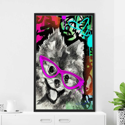 Pomeranian (Vertical) par By Jodi - impression