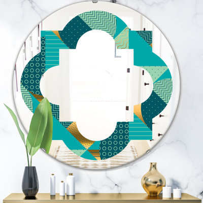 Miroir mural éclectique Quatrefoil Dynamics II
