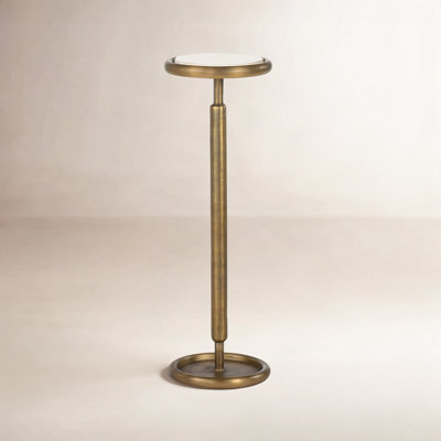 Connor 9" Genuine Marble End Table